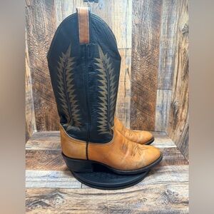 Tony Lama Leather Cowboy Boots Men’s Size 7.5 Width D